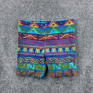 Vintage 60's Campus Shorts Mens 27 Aztec Stripes Retro Geometric Athletic‎